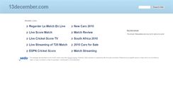 Desktop Screenshot of 13december.com